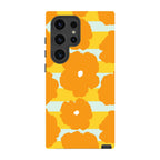 Bold Floral Orange — S24 Ultra Tough Case — Finnaij