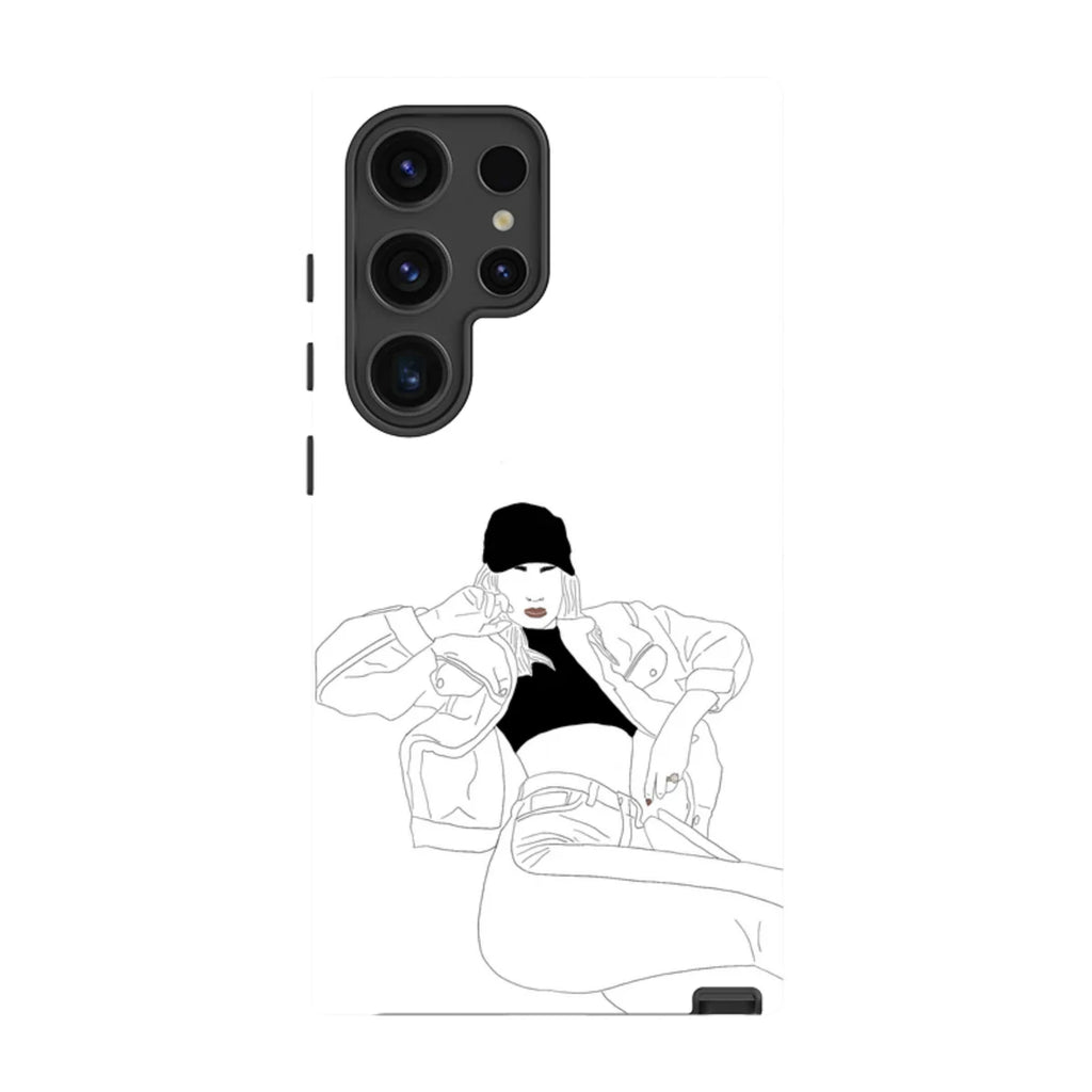 Black Cap by Keagan Haight — S24 Ultra Tough Case — Finnaij