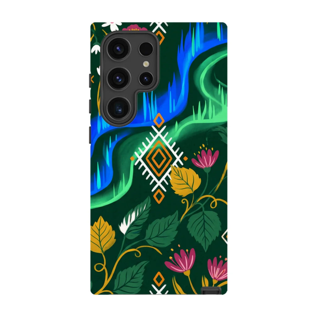 Aurora Birch Bloom by Aino Kallio — S24 Ultra Tough Case — Finnaij
