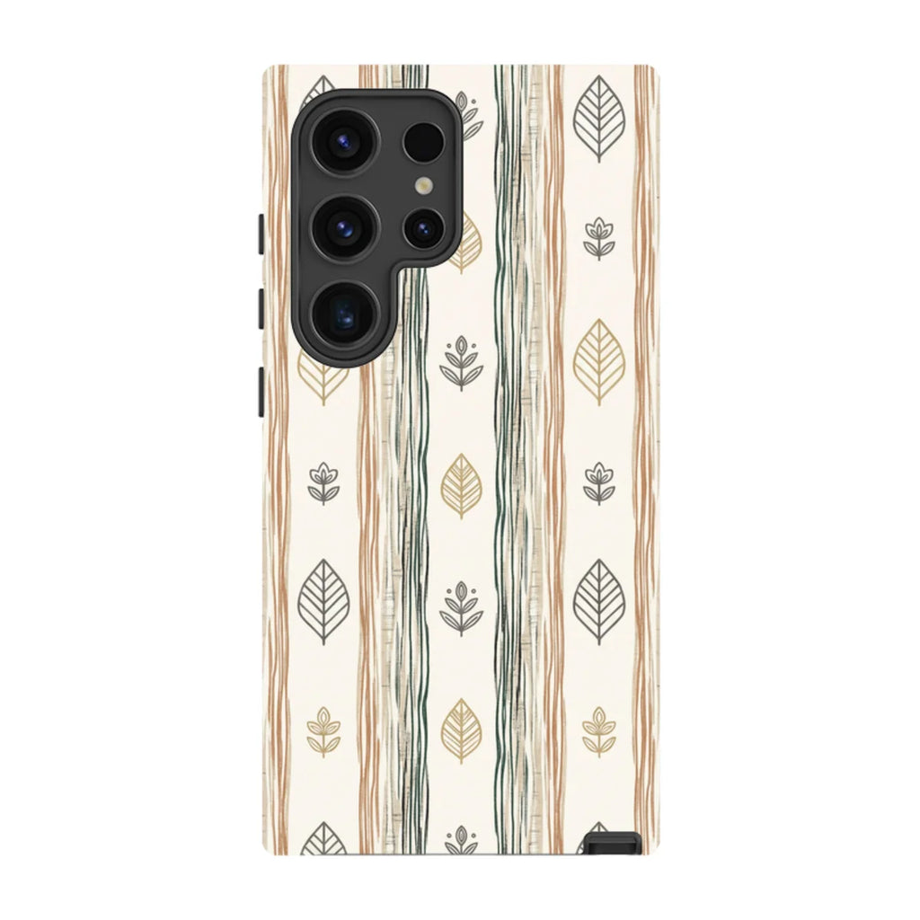 Birch Linen Harmony by Elsi Vaarala — S24 Ultra Tough Case — Finnaij