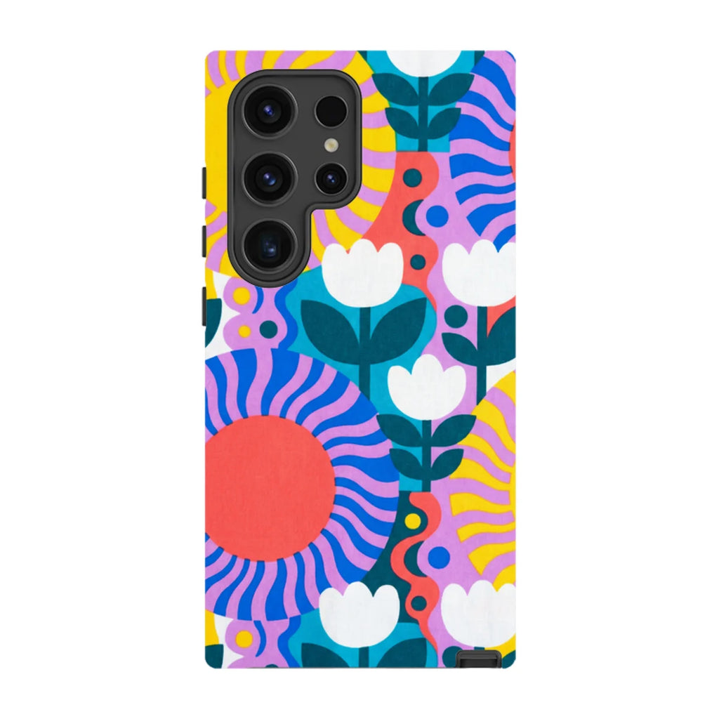 Midnight Sun Mod Bloom by Salla Niemi — S24 Ultra Tough Case — Finnaij