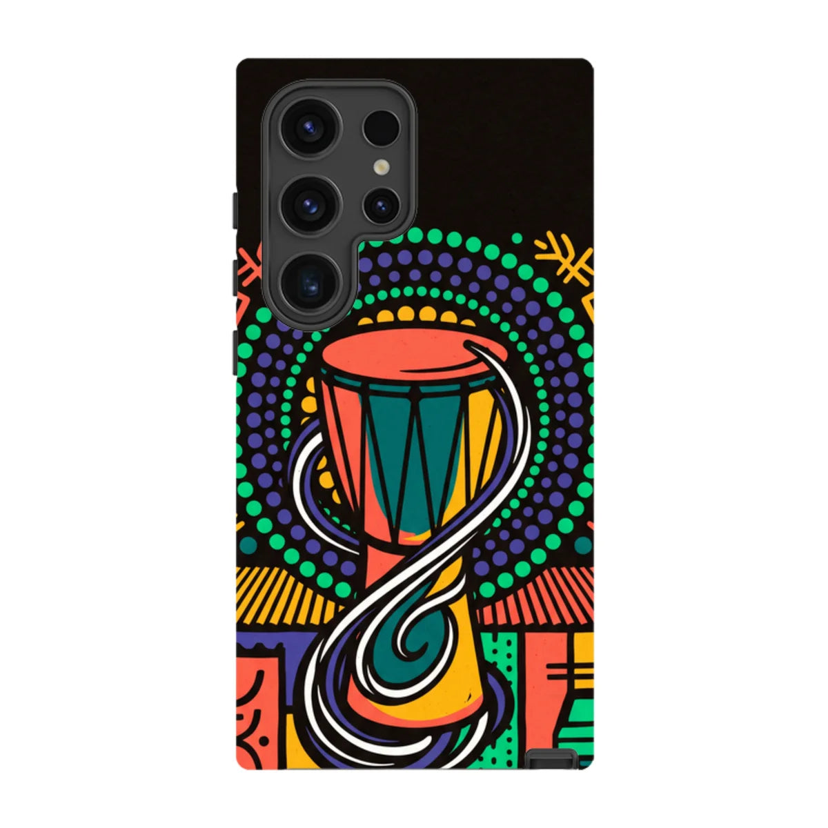 Talking Drum Halo by Ada Okoye — S24 Ultra Tough Case — Finnaij