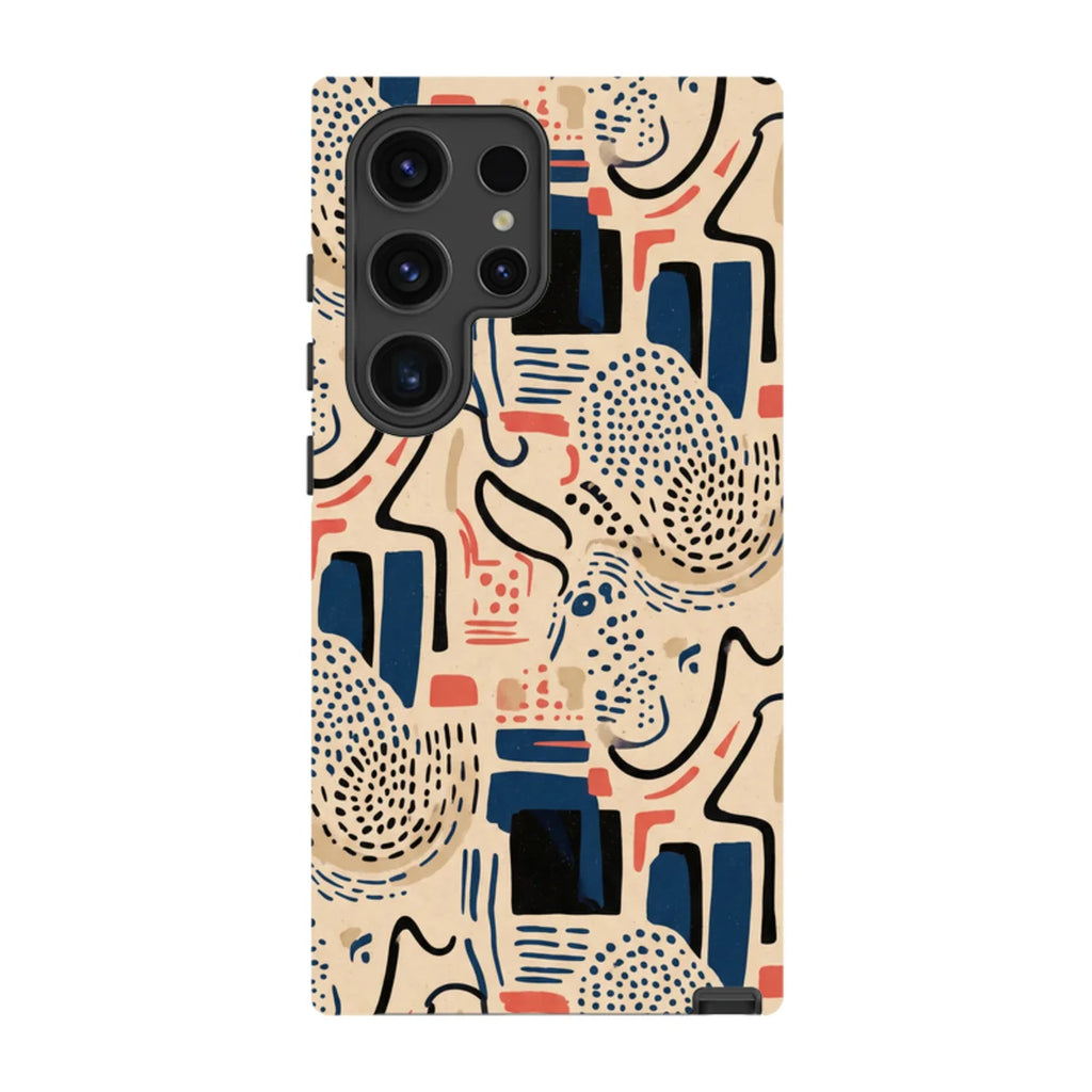 Sandstone Adire by Ada Okoye — S24 Ultra Tough Case — Finnaij