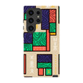 Ankara Blocks on Sand by Ada Okoye — S24 Ultra Tough Case — Finnaij