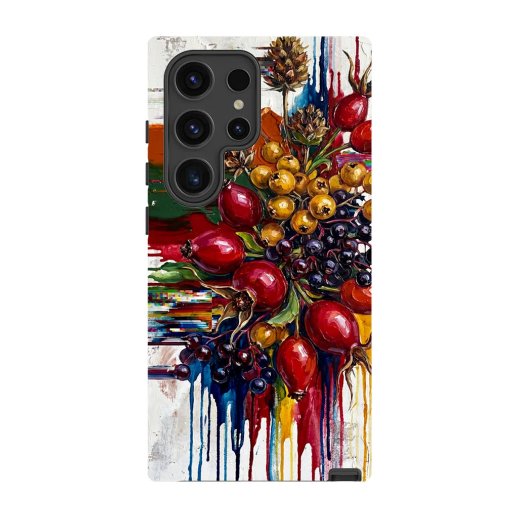 Autumn Berries and Botanicals by Frida Lövström — S24 Ultra Tough Case — Finnaij