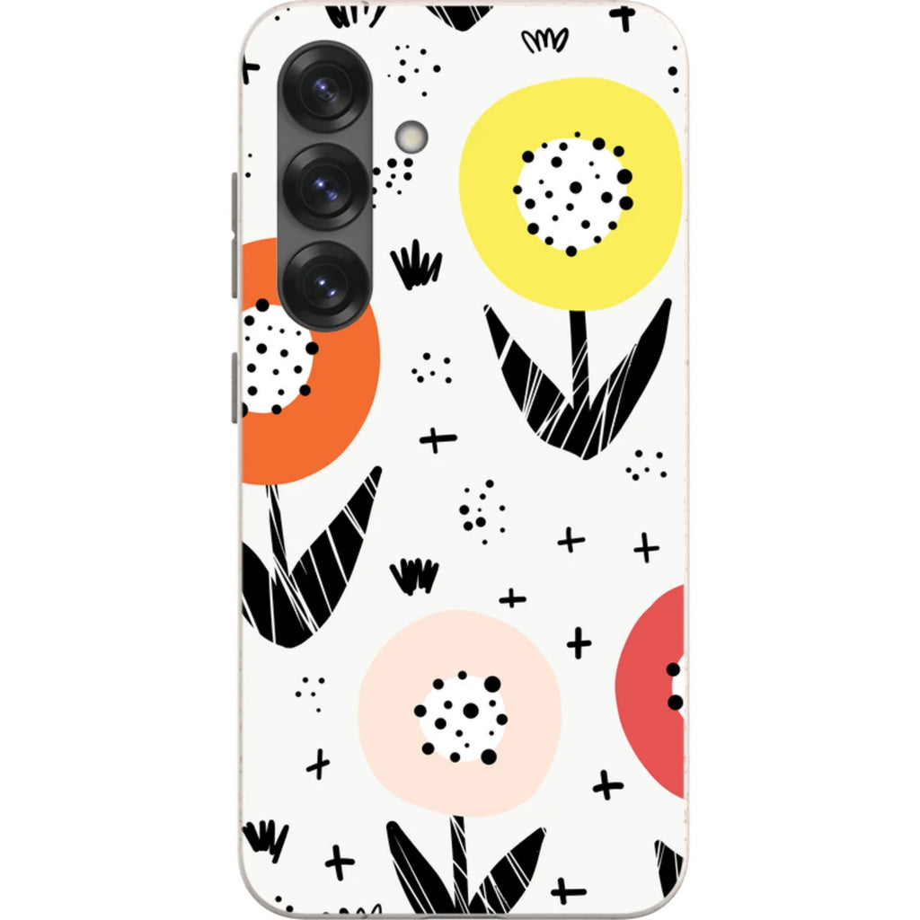 Botanical Doodle — S25 Samsung Galaxy Bio-degradable Case — Finnaij