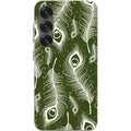Feathers in Bloom Army Green — S25 Samsung Galaxy Bio-degradable Case — Finnaij