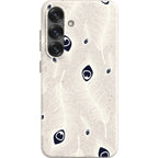 Feathers in Bloom Natural — S25 Samsung Galaxy Bio-degradable Case — Finnaij