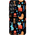 Nordic Ornament Black — S25 Samsung Galaxy Bio-degradable Case — Finnaij