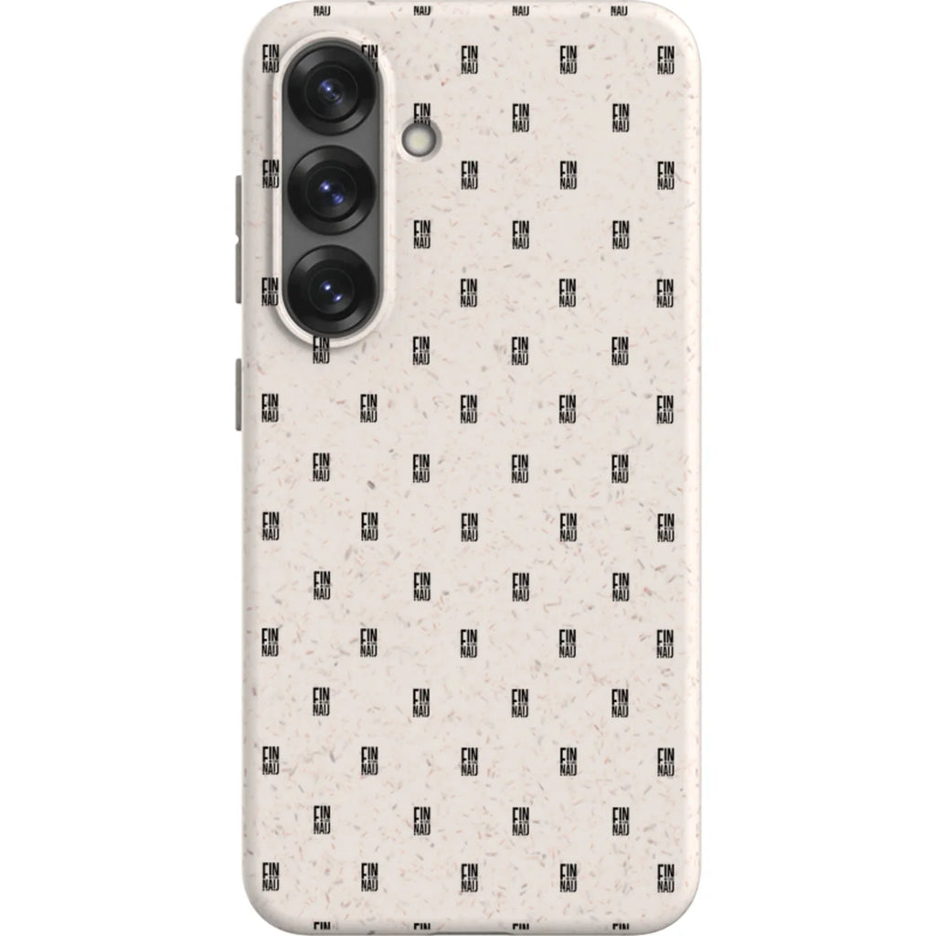 Monogram Natural — S25 Samsung Galaxy Bio-degradable Case — Finnaij