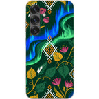 Aurora Birch Bloom by Aino Kallio — S25 Samsung Galaxy Bio-degradable Case — Finnaij