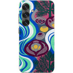 Sauna Bloom Motif by Aino Kallio — S25 Samsung Galaxy Bio-degradable Case — Finnaij