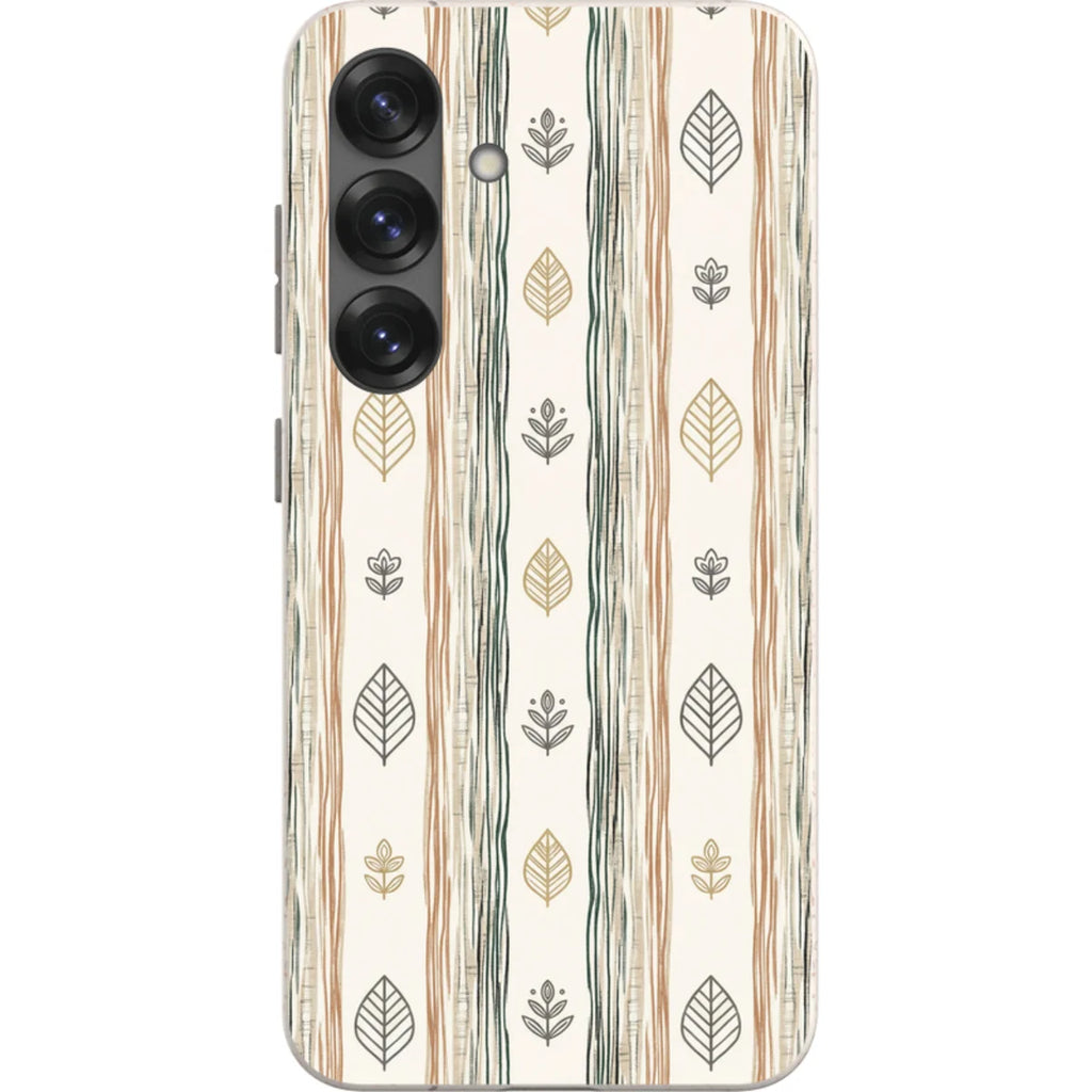 Birch Linen Harmony by Elsi Vaarala — S25 Samsung Galaxy Bio-degradable Case — Finnaij