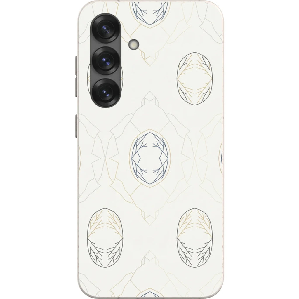Frozen Lake Silence by Elsi Vaarala — S25 Samsung Galaxy Bio-degradable Case — Finnaij