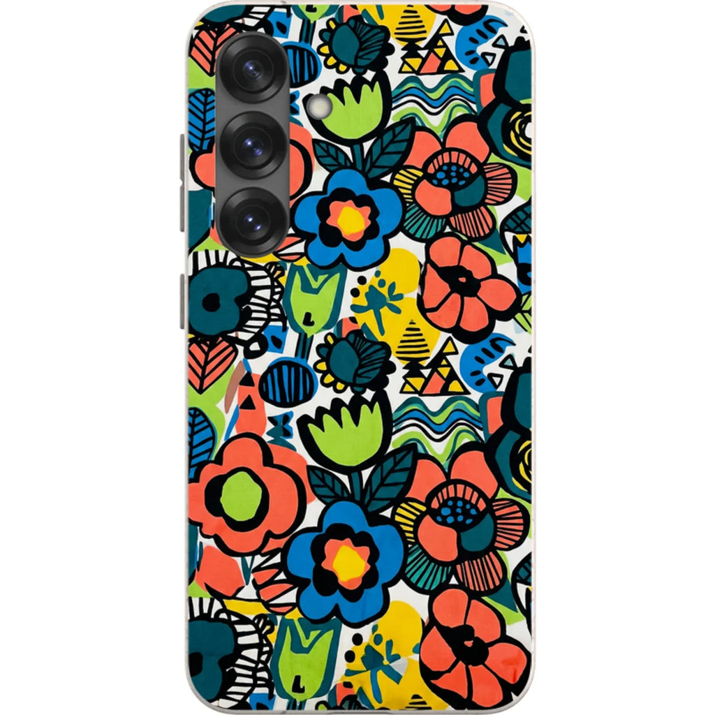 Floral Street Nordic by Salla Niemi — S25 Samsung Galaxy Bio-degradable Case — Finnaij