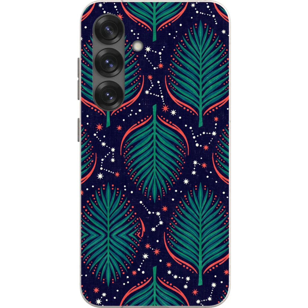 Palm Frond Constellations by Ada Okoye — S25 Samsung Galaxy Bio-degradable Case — Finnaij
