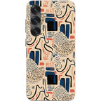 Sandstone Adire by Ada Okoye — S25 Samsung Galaxy Bio-degradable Case — Finnaij