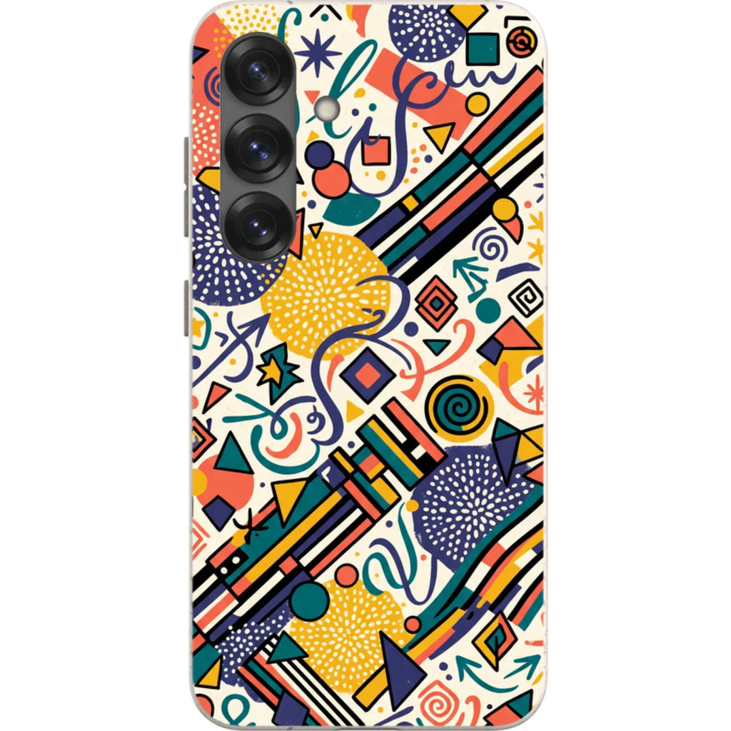 Festival Confetti (Daylight) by Ada Okoye — S25 Samsung Galaxy Bio-degradable Case — Finnaij