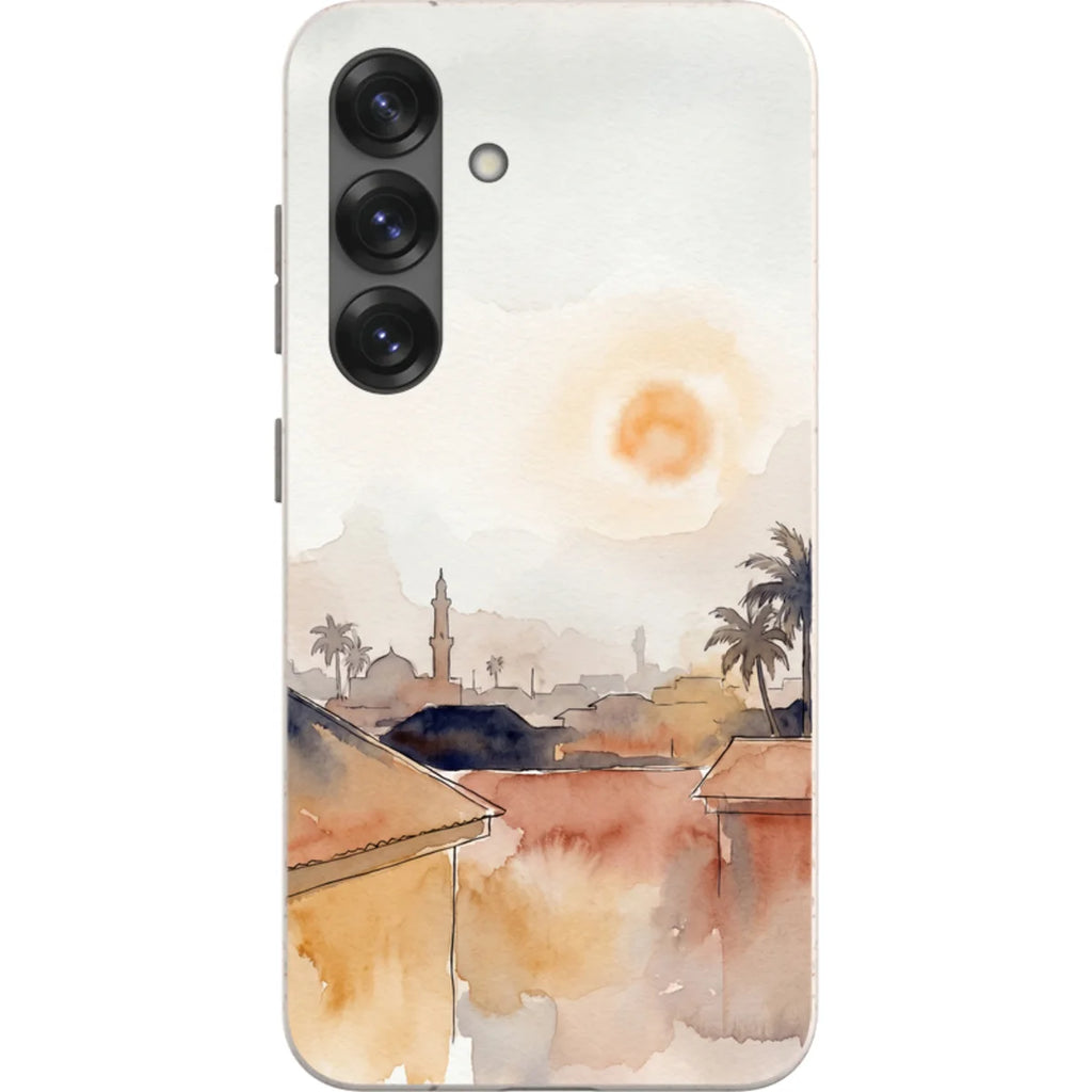 Harmattan Sky by Tobi Akinyemi — S25 Samsung Galaxy Bio-degradable Case — Finnaij