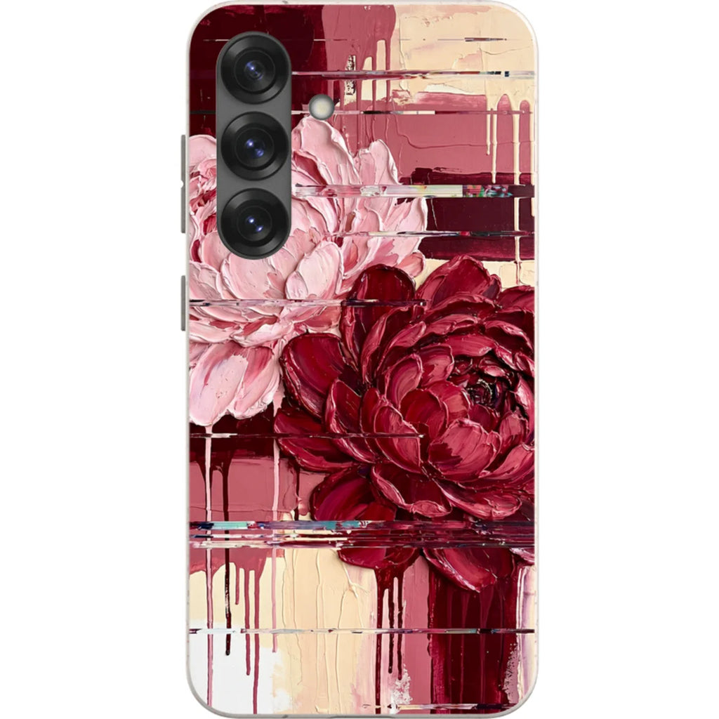 Peonies by Frida Lövström — S25 Samsung Galaxy Bio-degradable Case — Finnaij
