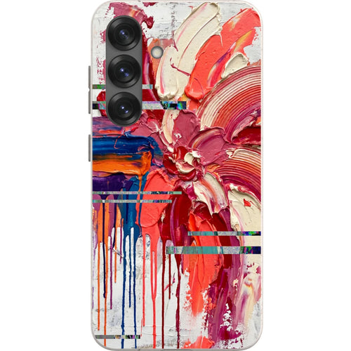 Abstract Florals by Frida Lövström — S25 Samsung Galaxy Bio-degradable Case — Finnaij