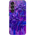 Iris Flowers by Frida Lövström — S25 Samsung Galaxy Bio-degradable Case — Finnaij