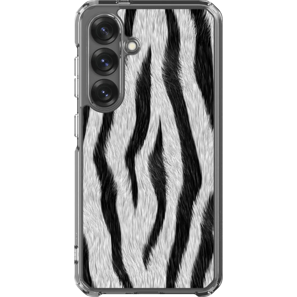 Zebra Groove — S25 Clear Impact Case — Finnaij