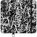 Black-White Grunge — S25 Wallet Case — Finnaij