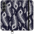 Feathers in Bloom Vegan Leather — S25 Wallet Case — Finnaij