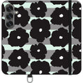 Bold Floral Black — S25 Wallet Case — Finnaij