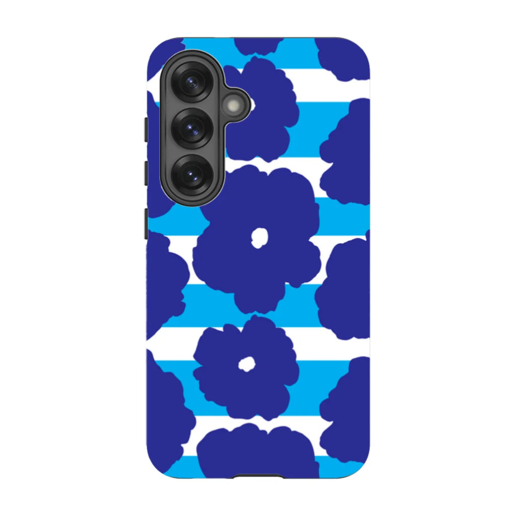 Bold Floral Blue — S25 Tough Case — Finnaij