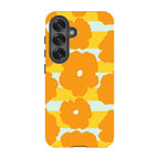 Bold Floral Orange — S25 Tough Case — Finnaij