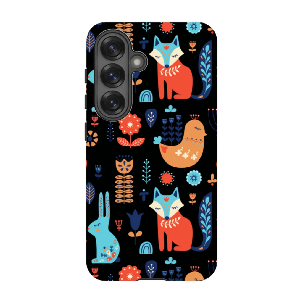 Nordic Ornament Black — S25 Tough Case — Finnaij