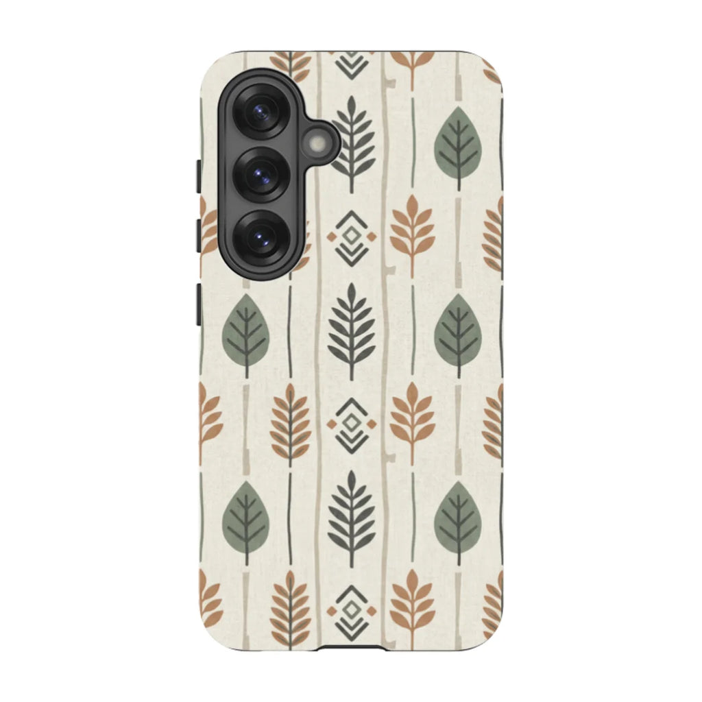 Birch and Linen Pattern by Elsi Vaarala — S25 Tough Case — Finnaij