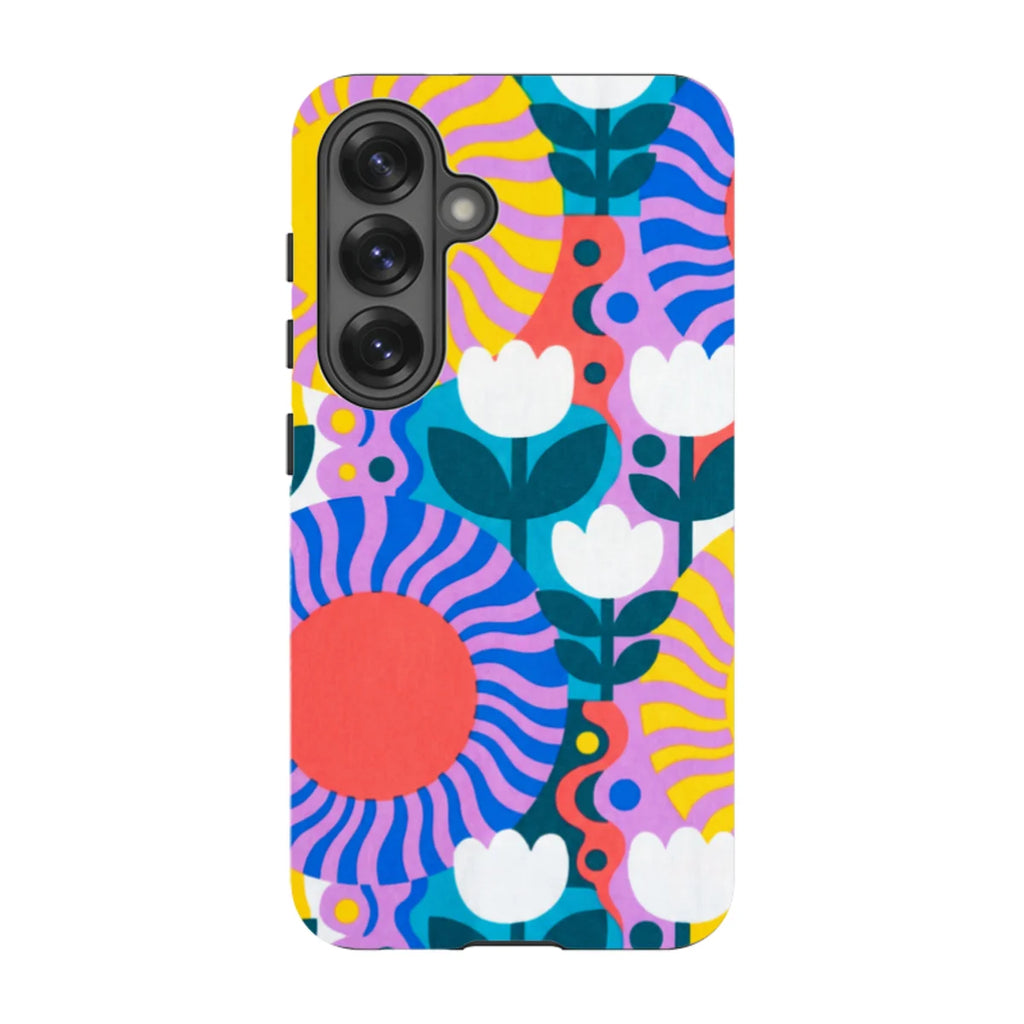 Midnight Sun Mod Bloom by Salla Niemi — S25 Tough Case — Finnaij