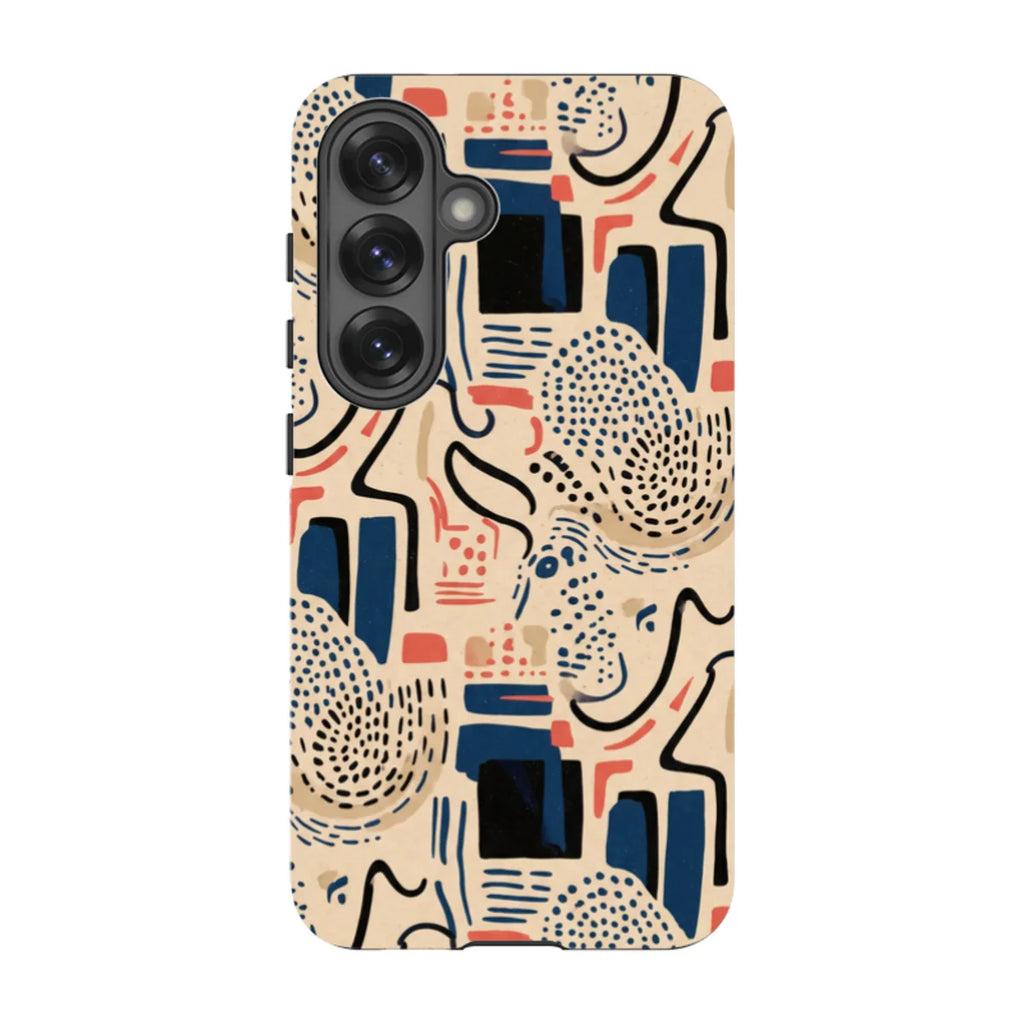 Sandstone Adire by Ada Okoye — S25 Tough Case — Finnaij