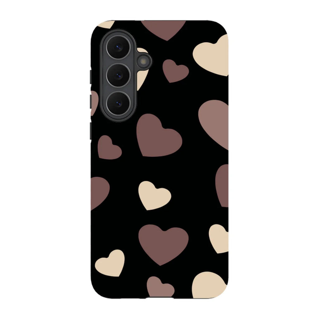 White & Black Hearts — S25 Fan Edition Tough Case — Finnaij