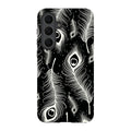 Feathers in Bloom Black — S25 Fan Edition Tough Case — Finnaij