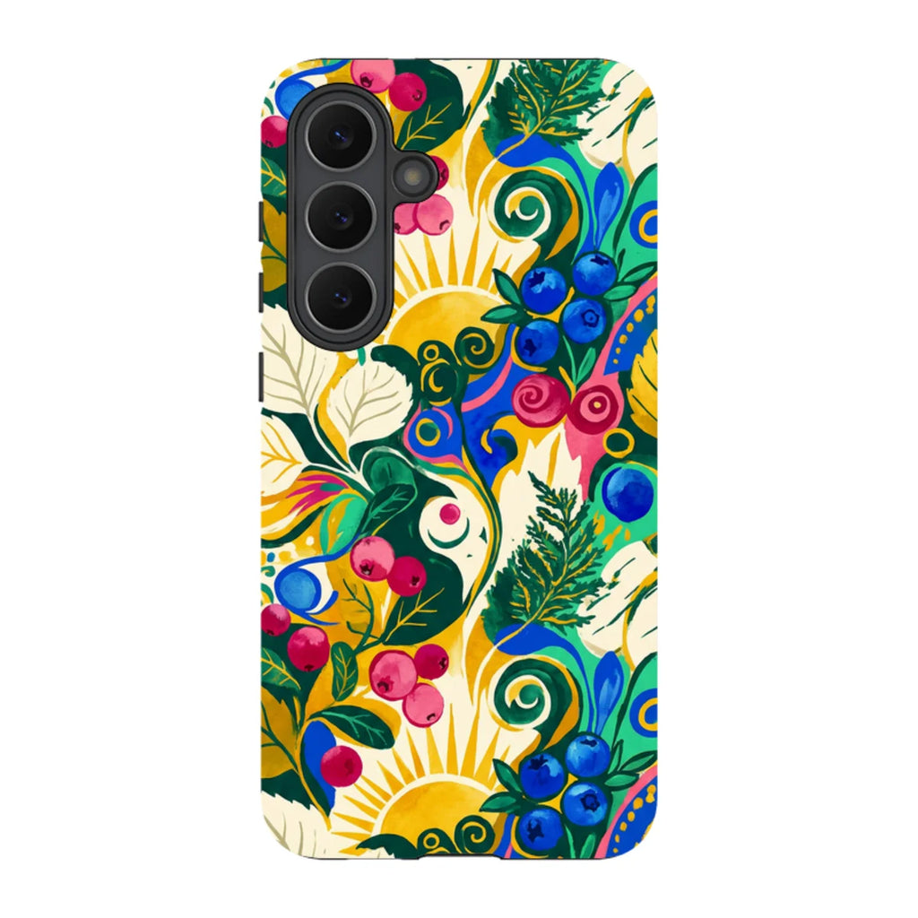 Berry Meadow Glow by Aino Kallio — S25 Fan Edition Tough Case — Finnaij