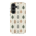 Birch and Linen Pattern by Elsi Vaarala — S25 Fan Edition Tough Case — Finnaij