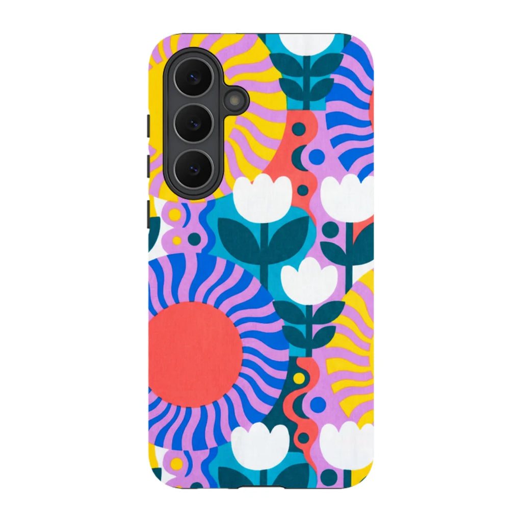 Midnight Sun Mod Bloom by Salla Niemi — S25 Fan Edition Tough Case — Finnaij