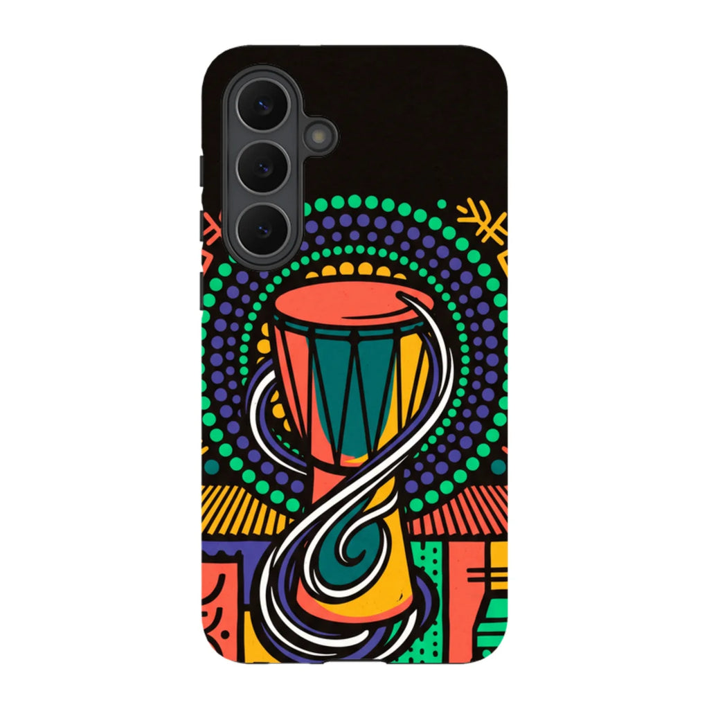 Talking Drum Halo by Ada Okoye — S25 Fan Edition Tough Case — Finnaij