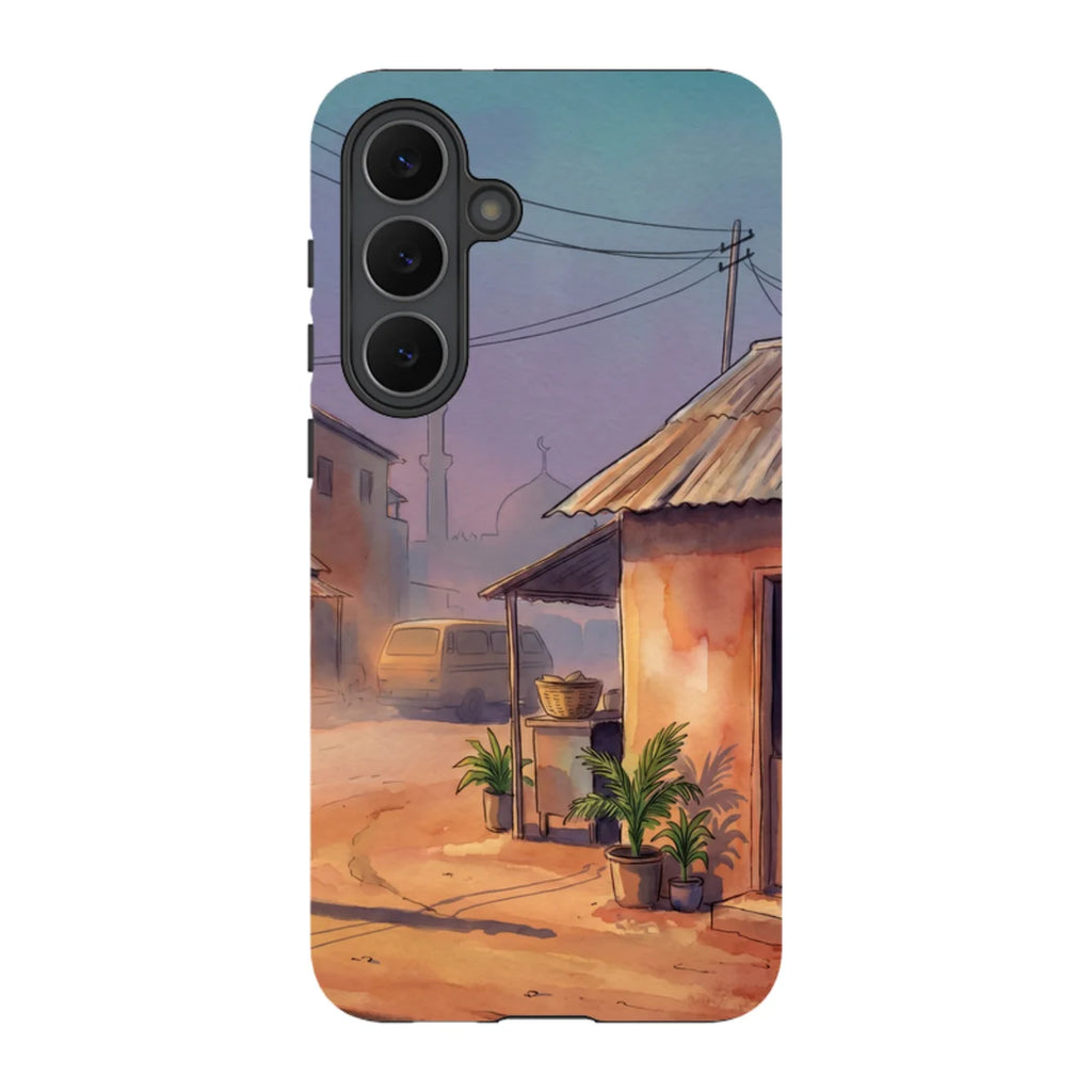 City Edge Quiet Street by Tobi Akinyemi — S25 Fan Edition Tough Case — Finnaij