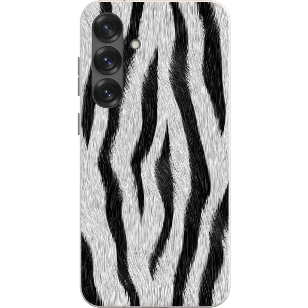 Zebra Groove — S25 Plus Samsung Galaxy Bio-degradable Case — Finnaij