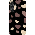 White & Black Hearts — S25 Plus Samsung Galaxy Bio-degradable Case — Finnaij