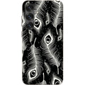 Feathers in Bloom Black — S25 Plus Samsung Galaxy Bio-degradable Case — Finnaij