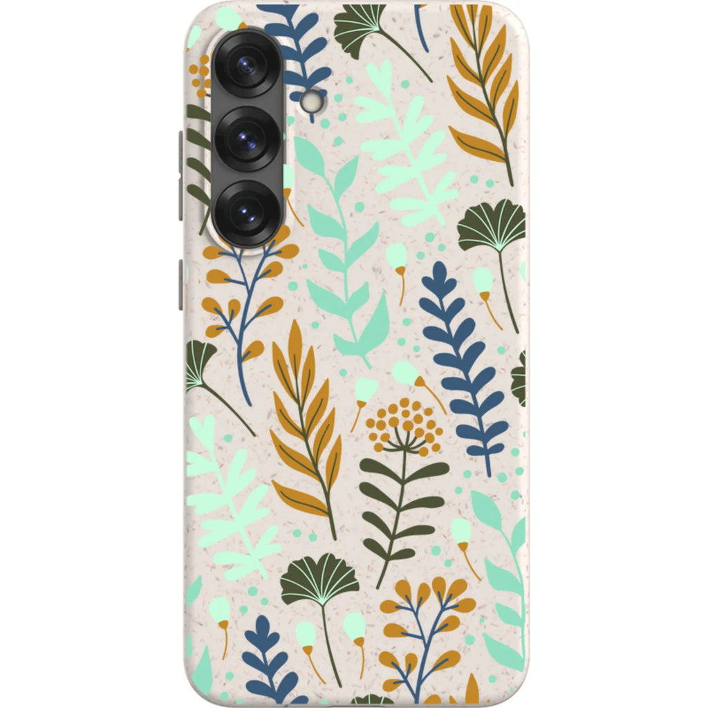 Wild Floral Natural — S25 Plus Samsung Galaxy Bio-degradable Case — Finnaij