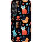 Nordic Ornament Black — S25 Plus Samsung Galaxy Bio-degradable Case — Finnaij