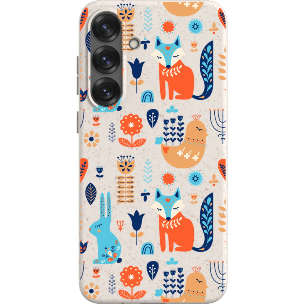 Nordic Ornament Natural — S25 Plus Samsung Galaxy Bio-degradable Case — Finnaij