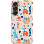 Nordic Ornament Natural — S25 Plus Samsung Galaxy Bio-degradable Case — Finnaij